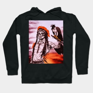 indian chief zombie Hoodie